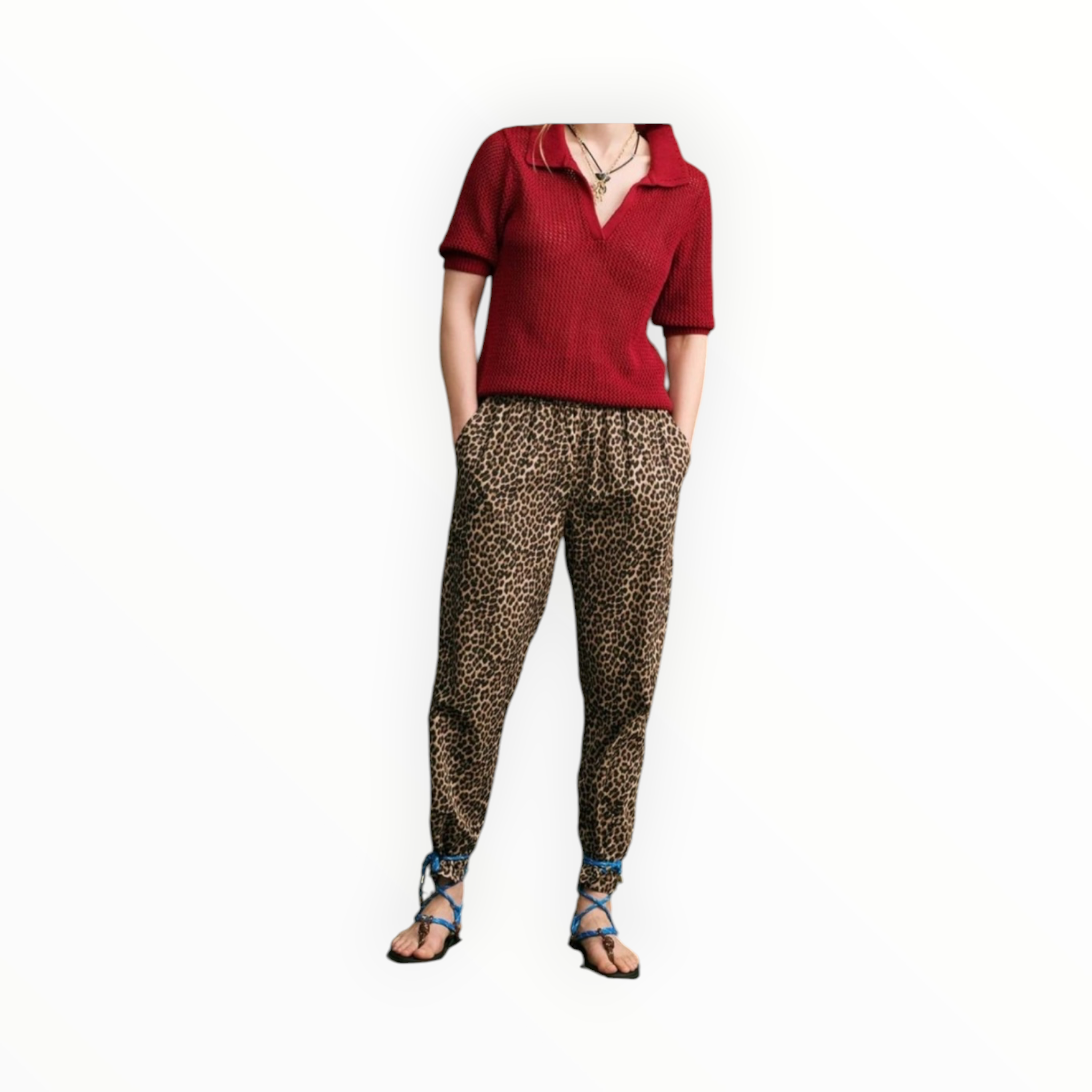 Hod Paris Baobab Leopard Print Pants