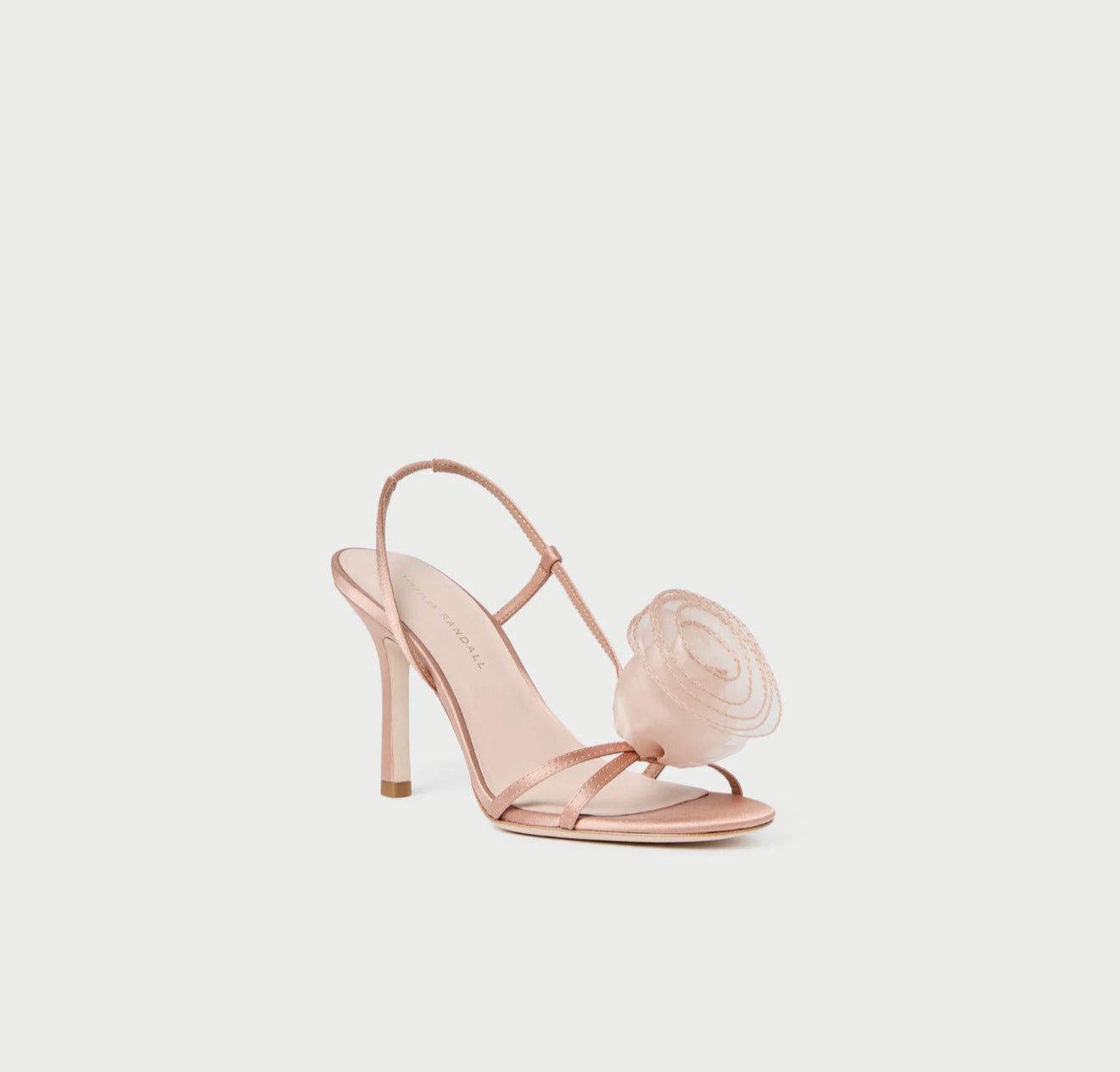 Loeffler Randall Steph Blush Organza Rose Sandal