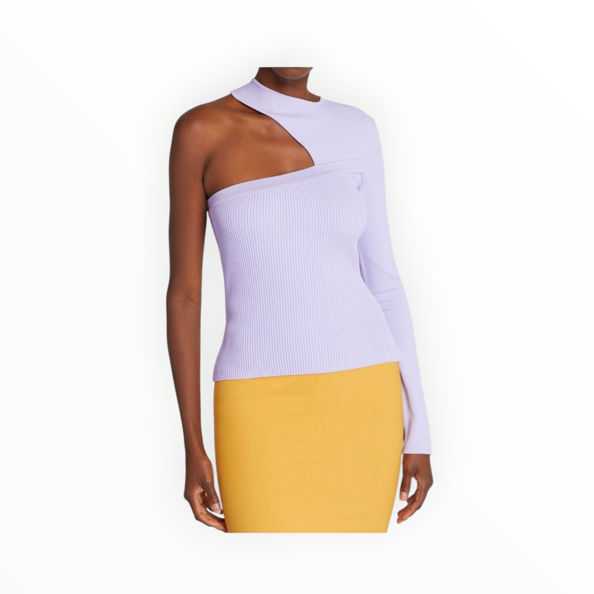 GAUGE81 Ucham One-Shoulder Cut-Out - Lilac