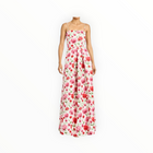 Sachin & Babi Beau Ivory Floral Waist Gown - Watercolor Poppies