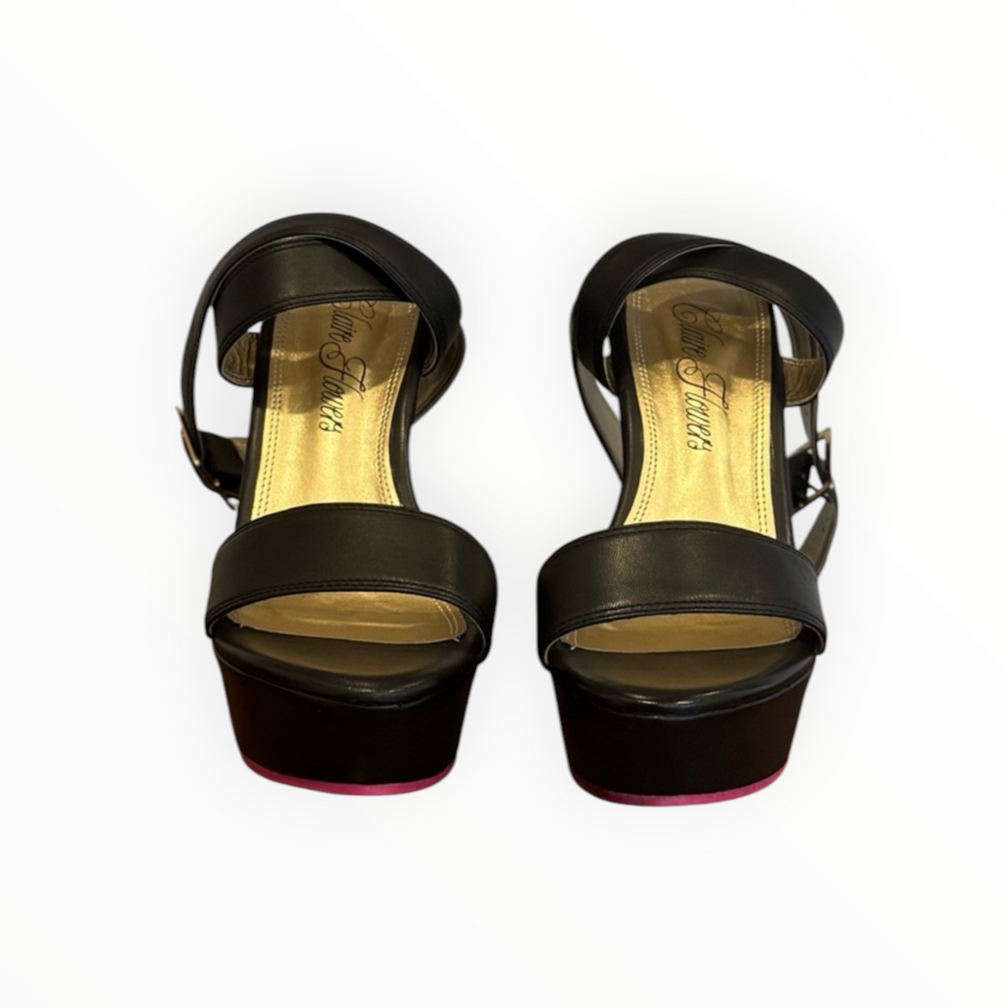 Claire Flowers Sheila Wedge - Black