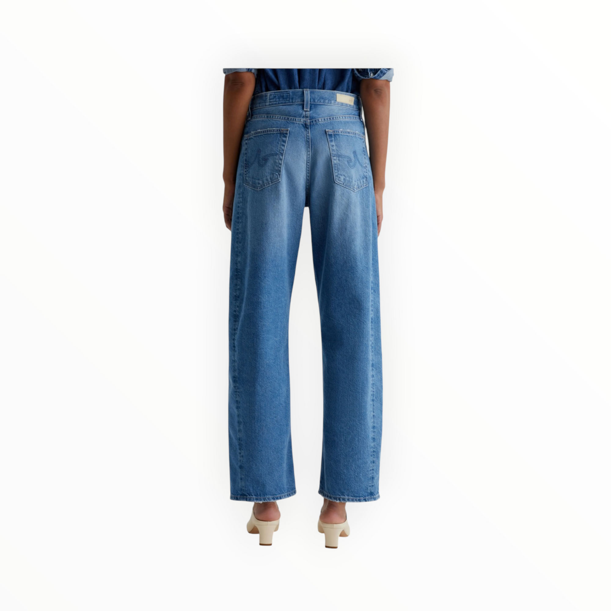 AG Jeans Hattie High-Rise Barrel - Flashback