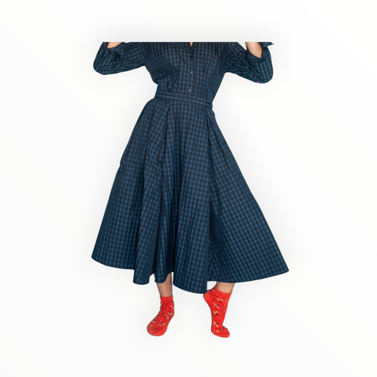 Heather Harlan Gingham Party Skirt