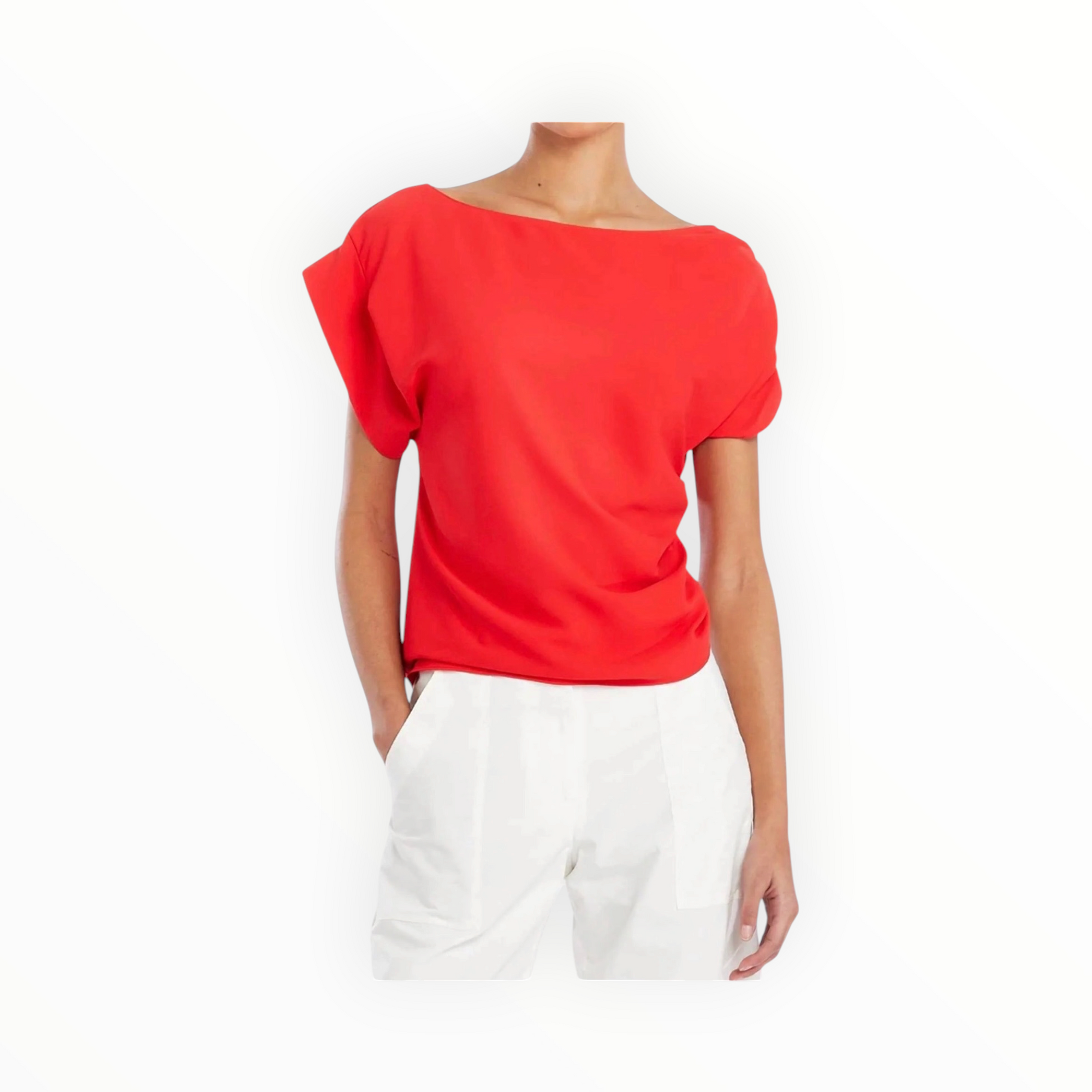 Amanda Uprichard Elroy Top - Candy Apple