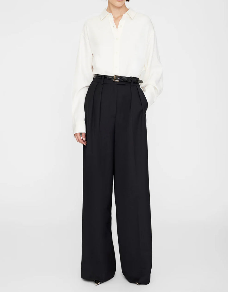 Anine Bing Braxton Shirt - Ivory