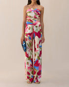 Cult Gaia Stacie Pant - Color Floral Rosette