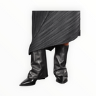 Halmanera Foldover Boot - Black