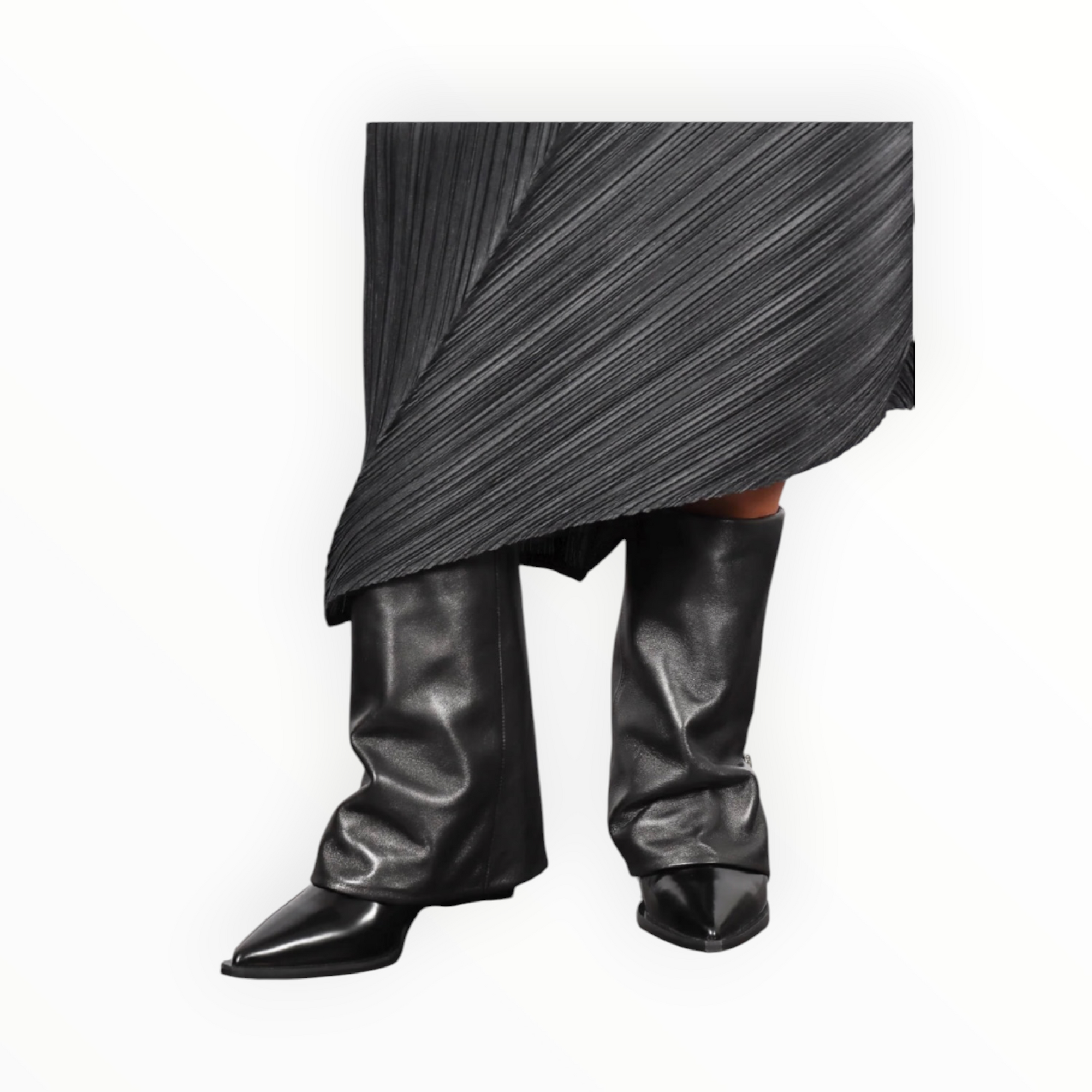 Halmanera Foldover Boot - Black
