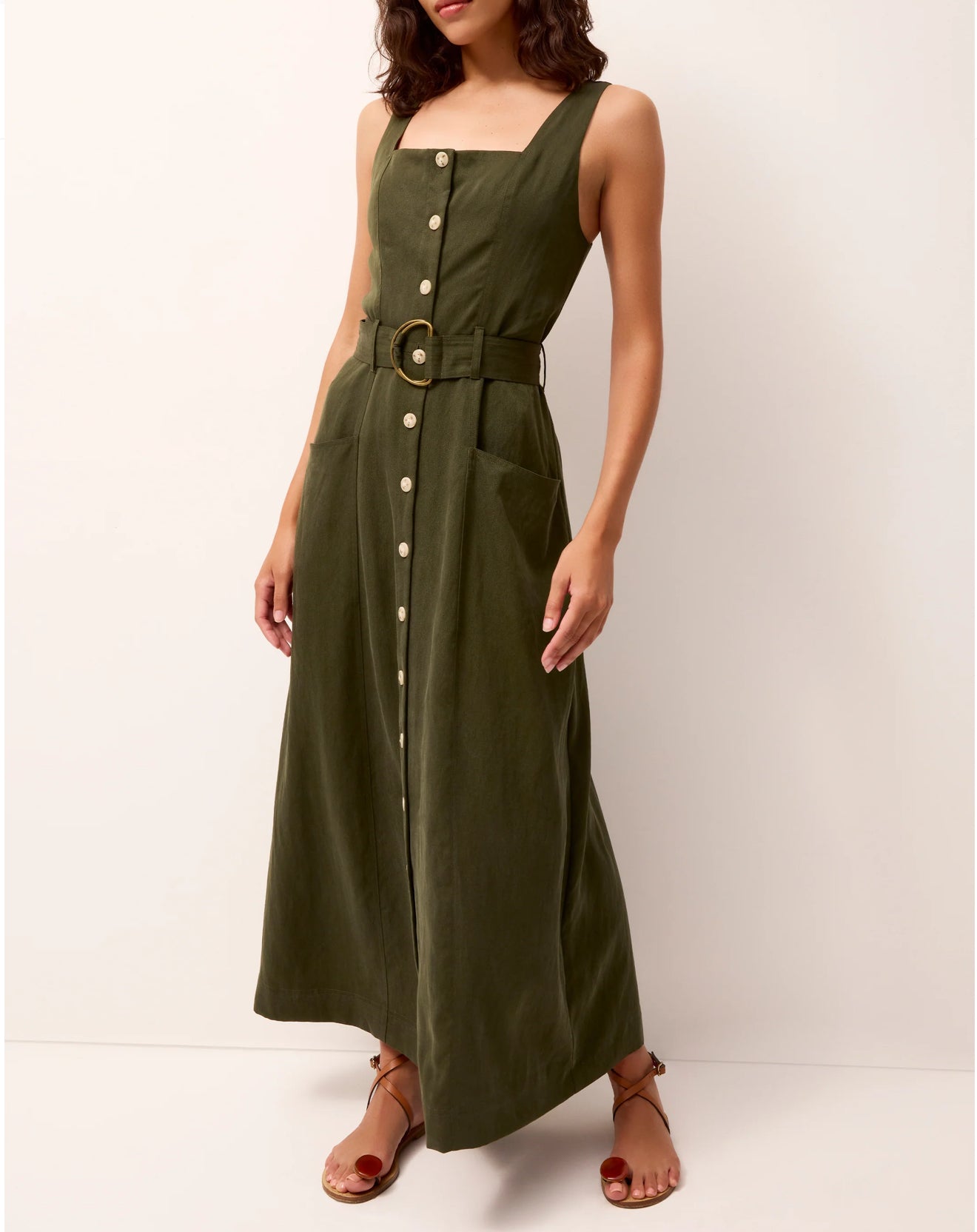 Marie Oliver Whitner Dress - Rosin