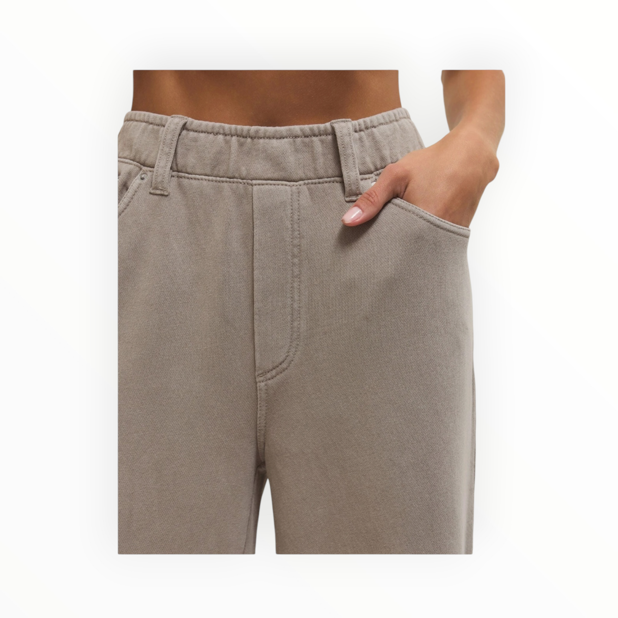Z Supply Entourage Knit Pant - Oyster