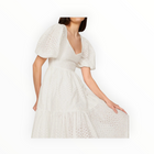 MILLE Maja Dress - Pearl Eyelet
