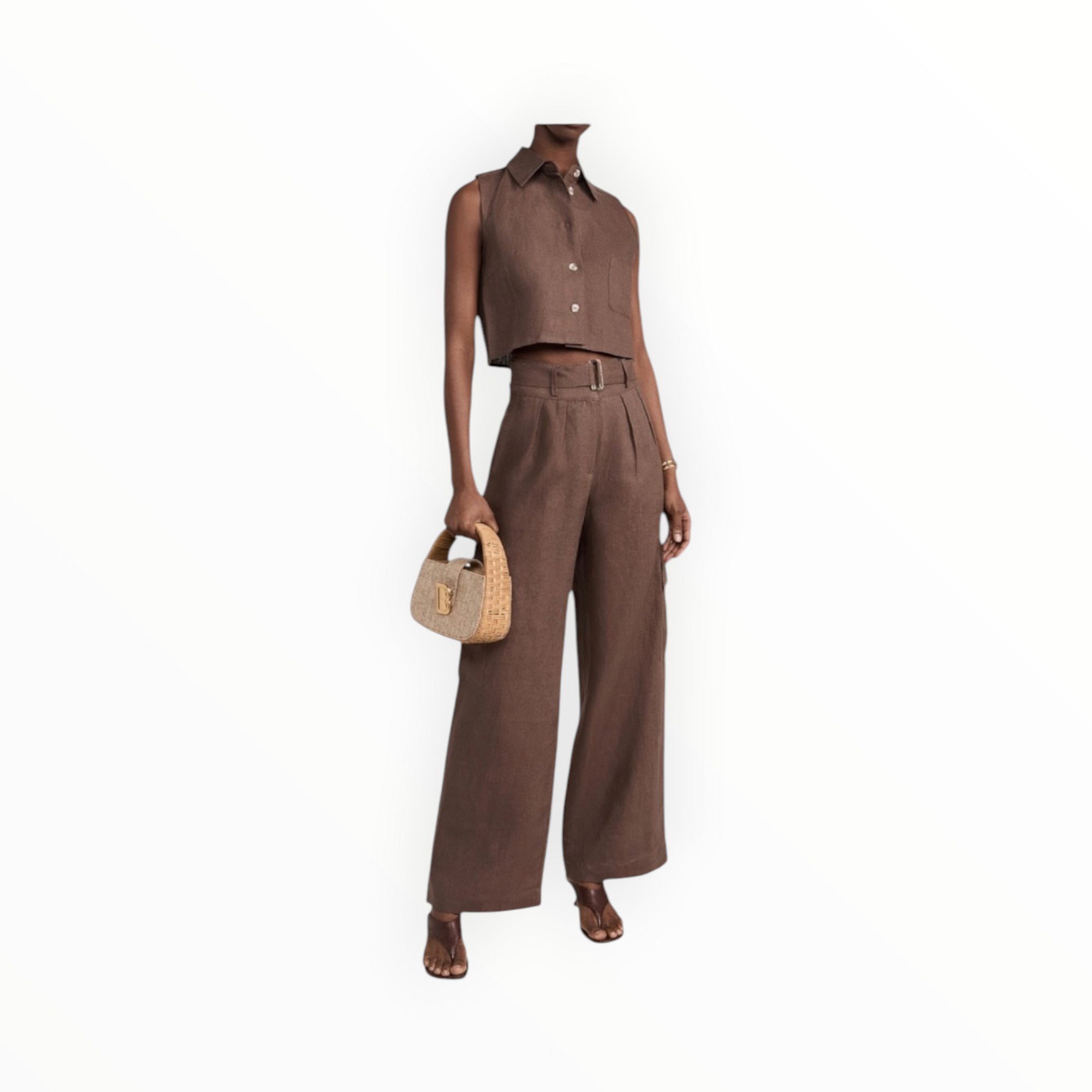 Hevron Maggie Pant - Chocolate