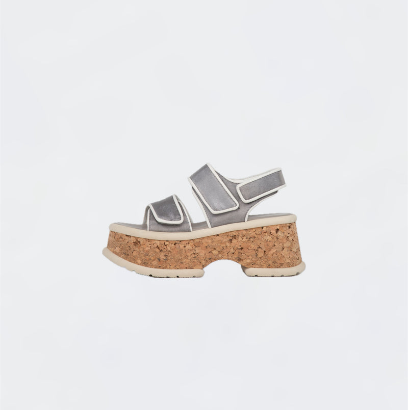 HOMERS Sugar Cork Platform - Nylon Taupe