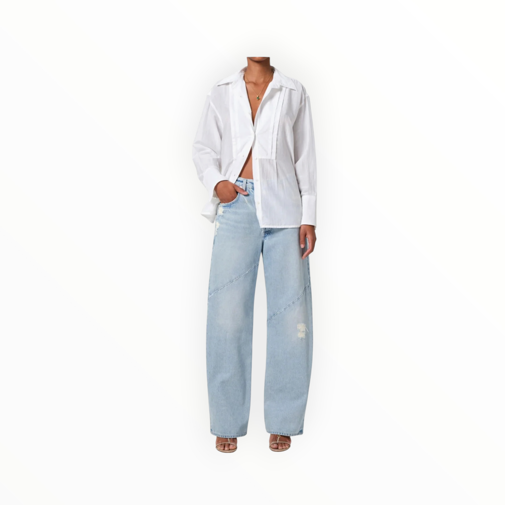 Citizens of Humanity Ayla Swirl Baggy Cuffed Jeans - Hallstatt