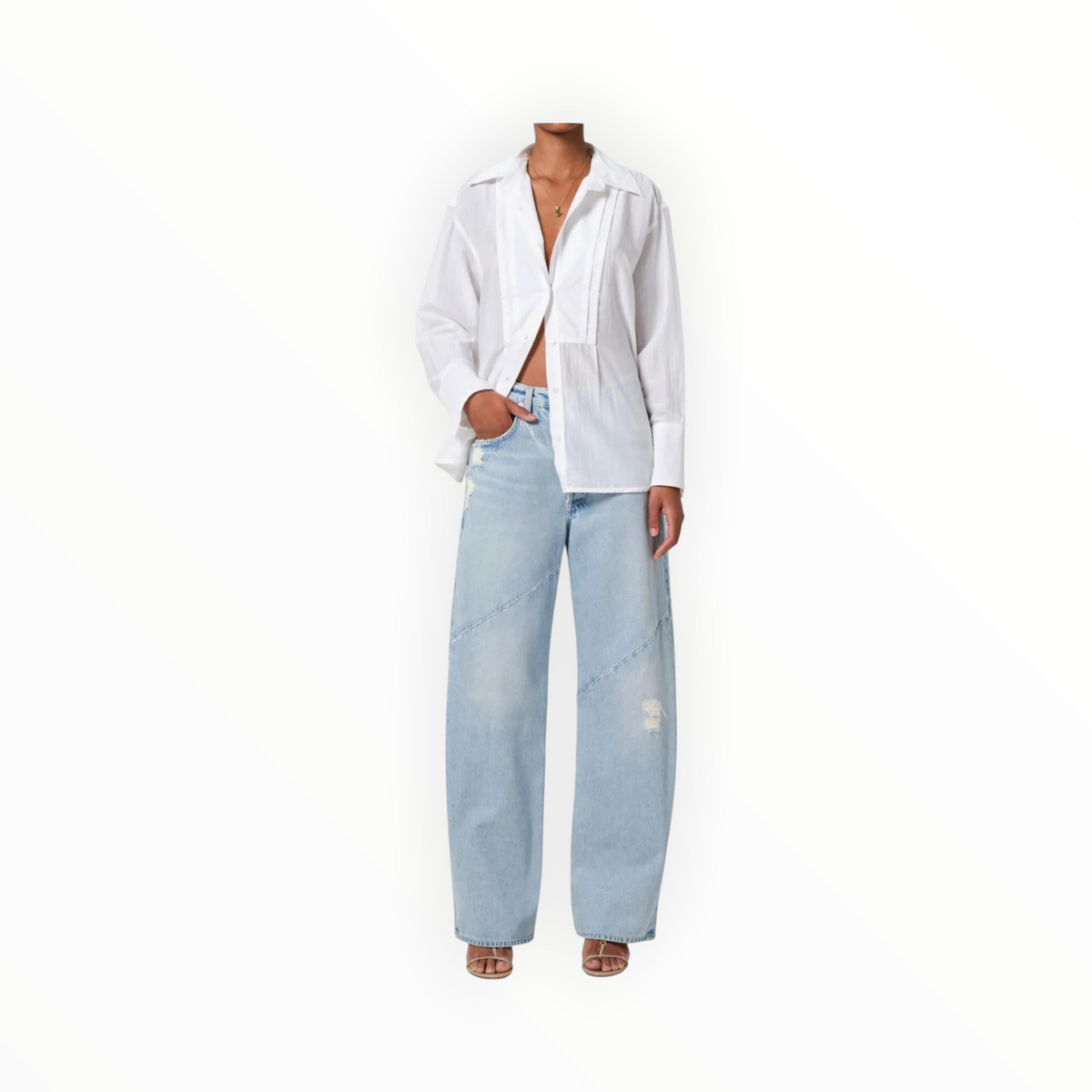 Citizens of Humanity Ayla Swirl Baggy Cuffed Jeans - Hallstatt