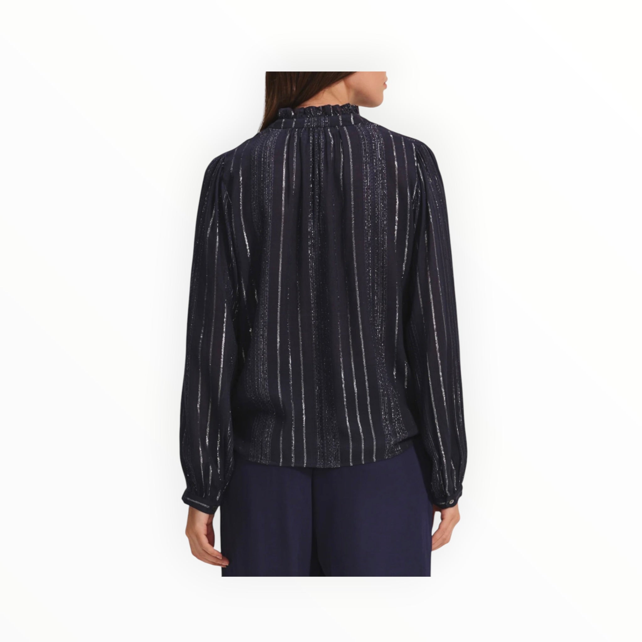 Velvet by Graham & Spencer Cynthia Blouse - Navy