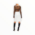 Proenza Schouler Eco Cotton Twill Adele Skirt - Eggshell