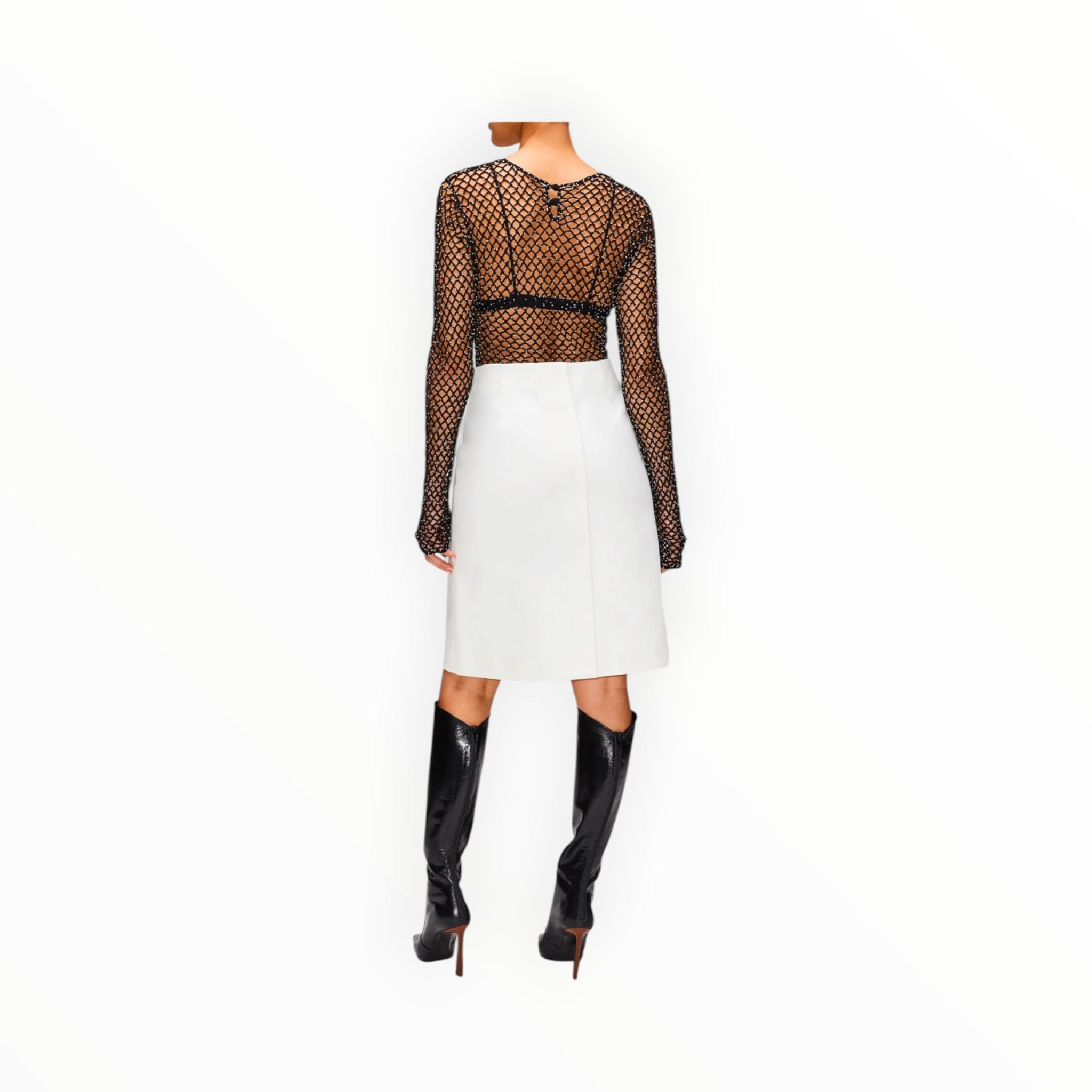 Proenza Schouler Eco Cotton Twill Adele Skirt - Eggshell