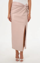 Lamarque Eileen Faux Leather Maxi Skirt - Rose