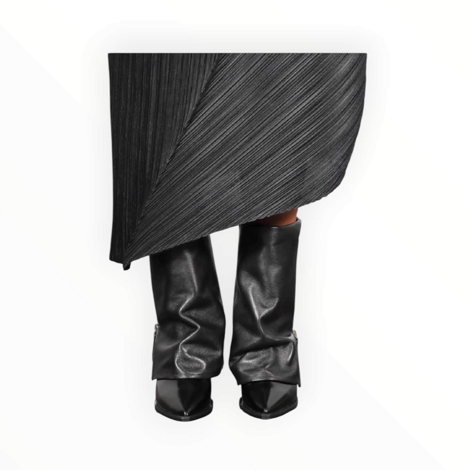 Halmanera Foldover Boot - Black