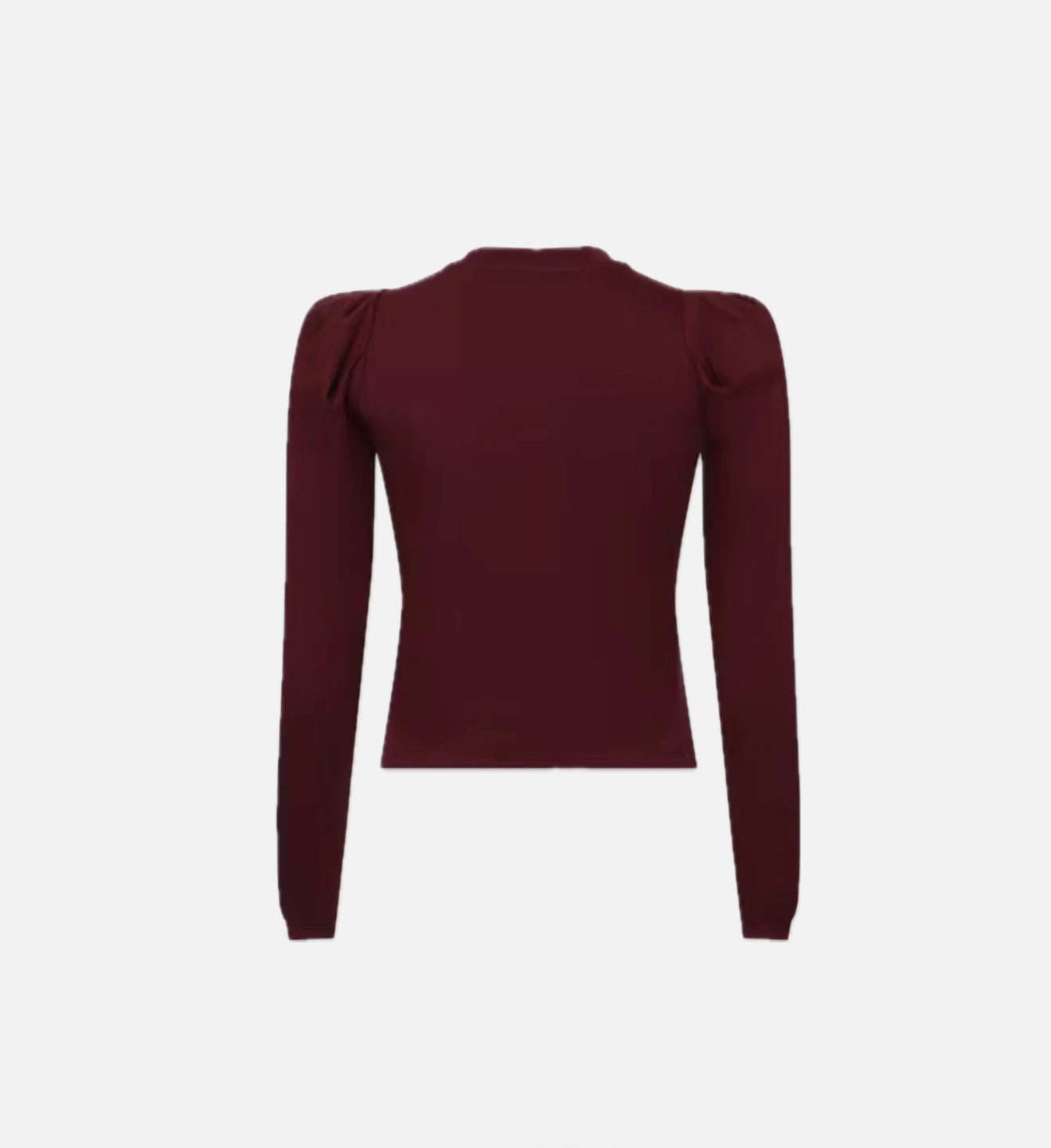 Frame Draped Femme Tee - Burgundy