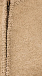 Frame Lofty Crochet Cardigan - Wheat