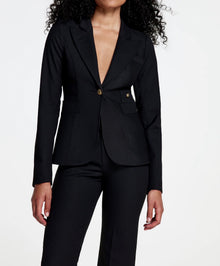 Smythe Classic Duchess Blazer - Black