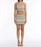 Knitss Kosmos Top - Rosemary/Sand