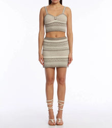 Knitss Kosmos Top - Rosemary/Sand