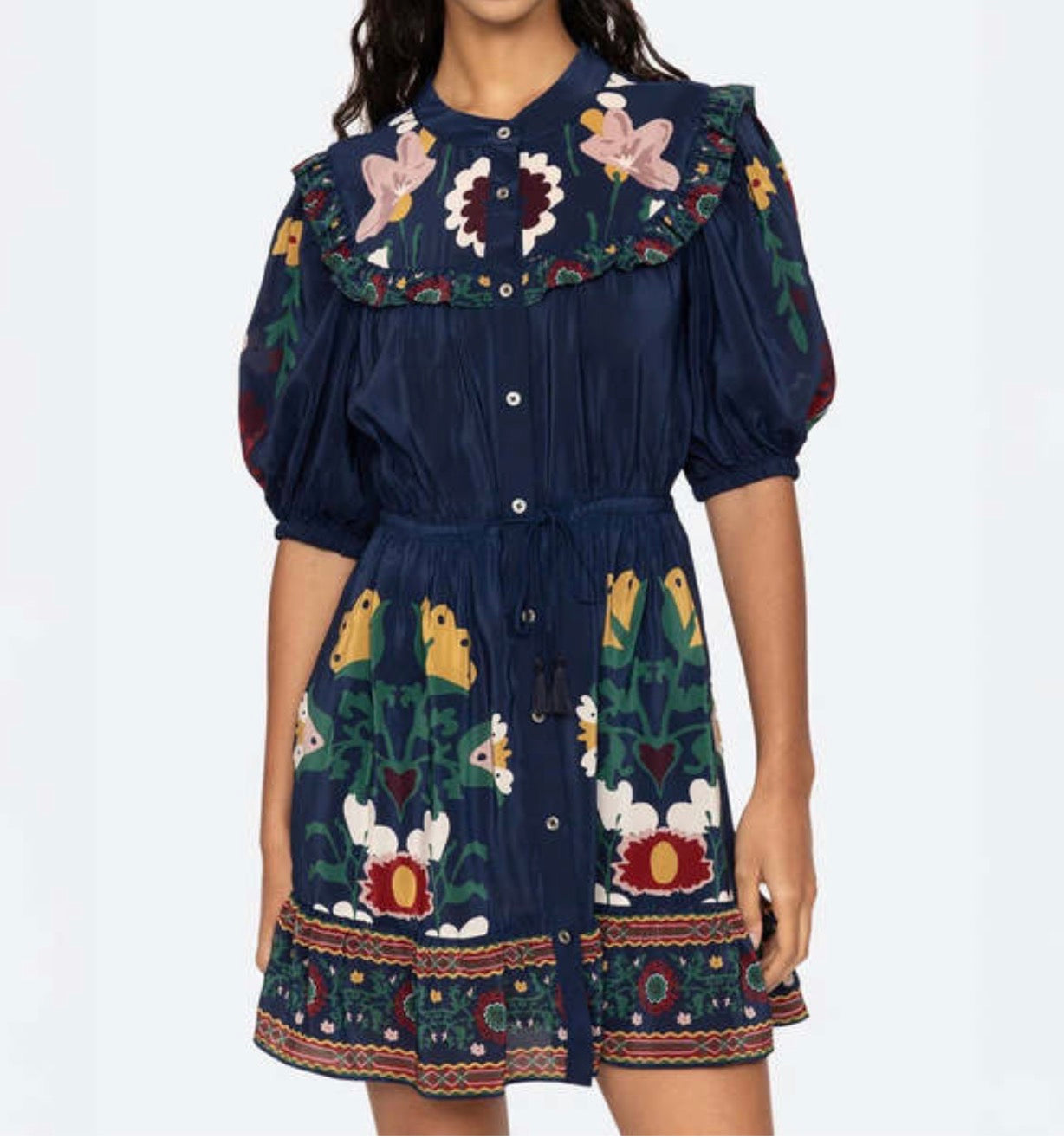 Sea New York Cassia Print Dress - Navy