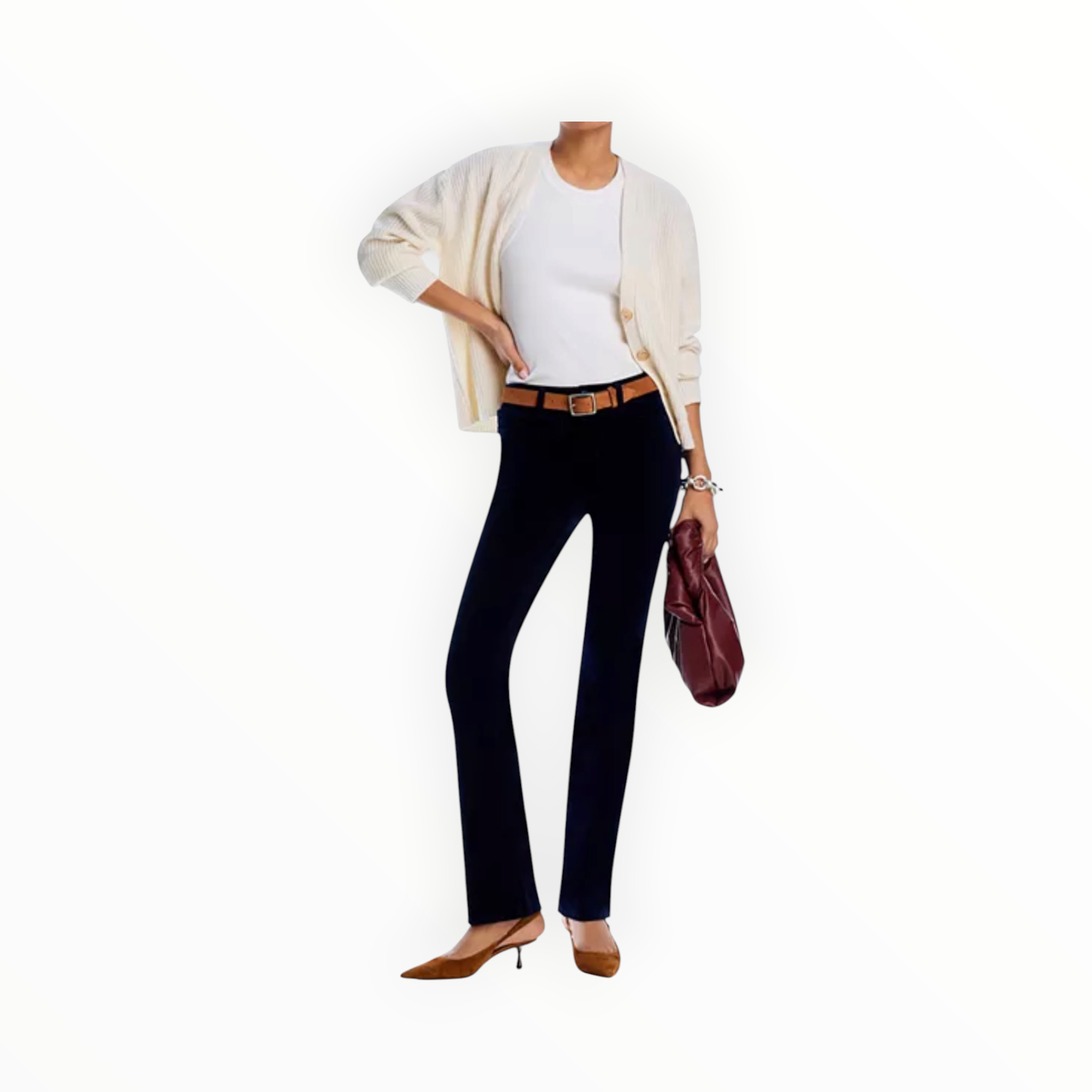 L'Agence Stevie Velvet Jean - Dark Navy