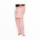 Petite Plume Women's Twill Pajama Set - Vintage Sweets