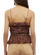 Ulla Johnson Della Top - Pomegranate