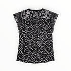 ba&sh Bronx Short Sleeve Top - Noir