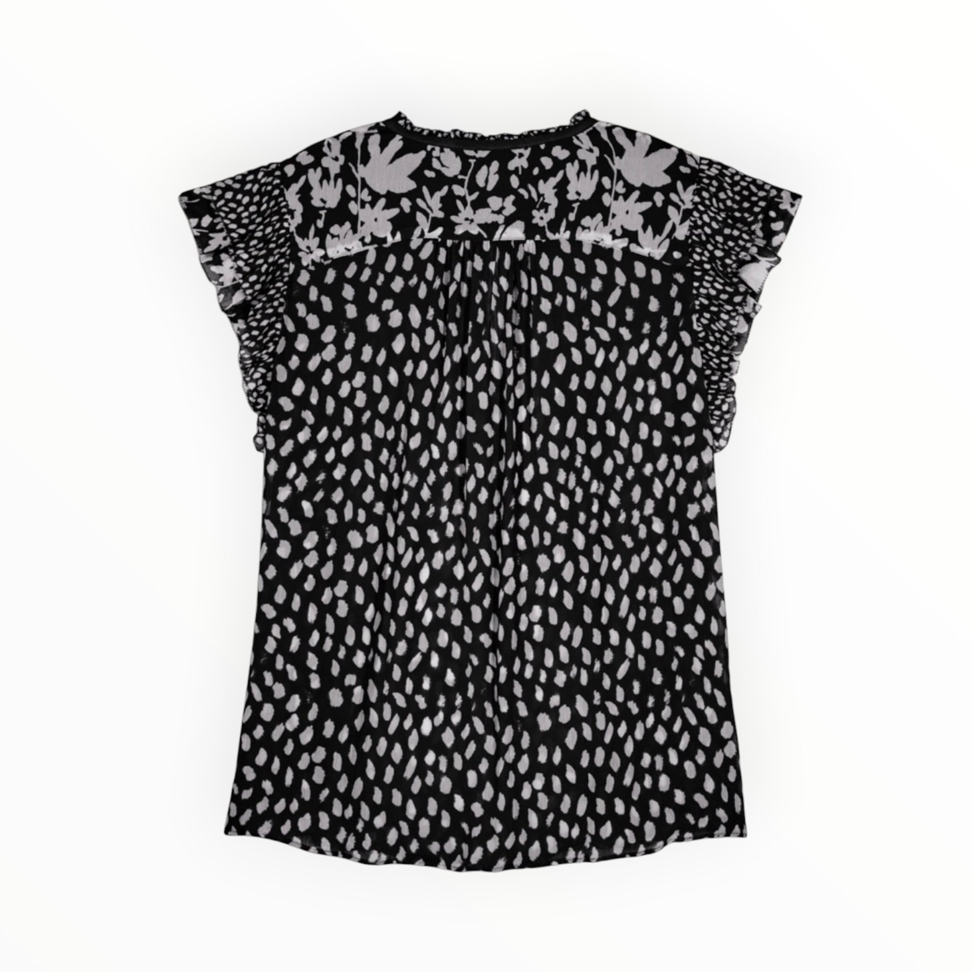 ba&sh Bronx Short Sleeve Top - Noir