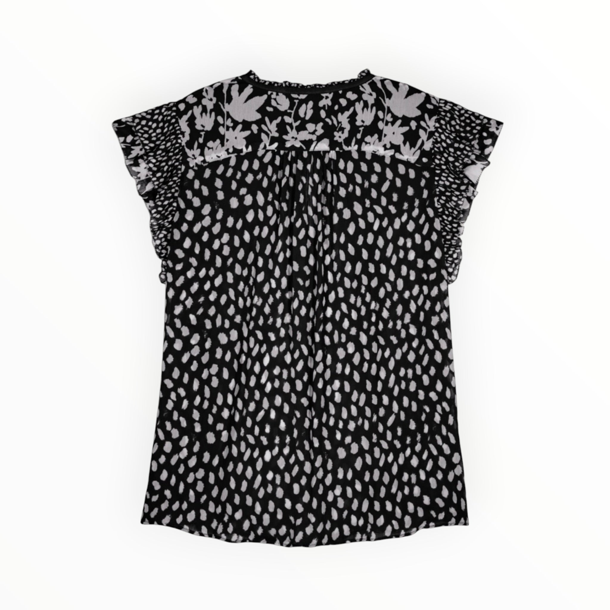 ba&sh Bronx Short Sleeve Top - Noir