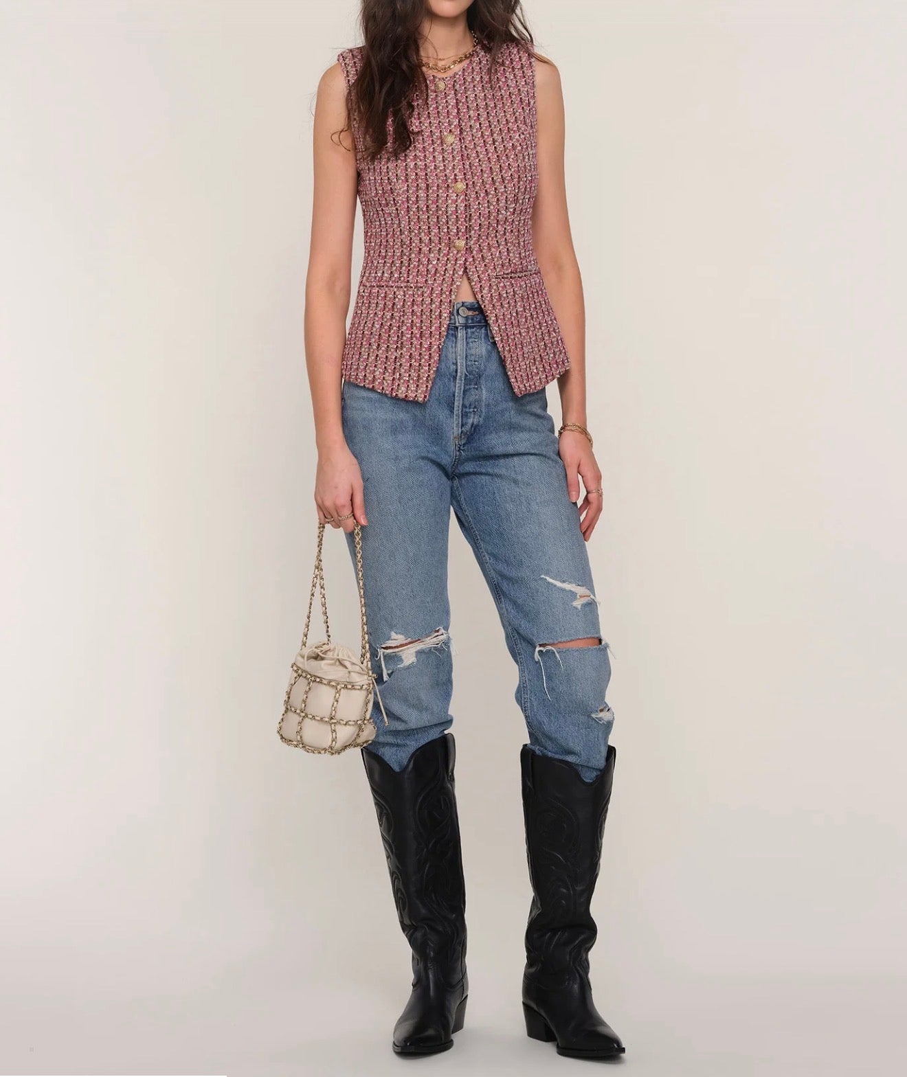 heartloom Chase Vest - Berry