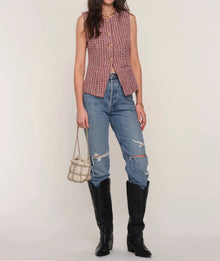 heartloom Chase Vest - Berry