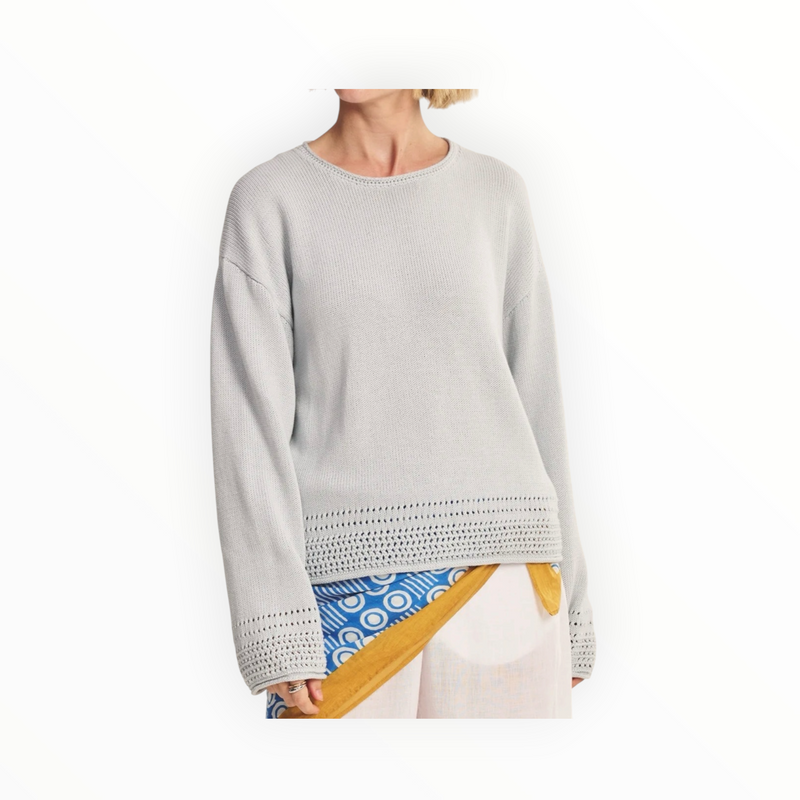 Velvet by Graham & Spencer Rosalyn Sweater - Ice