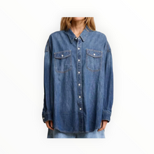 Denimist Button Front Workshirt - Seymour Indigo
