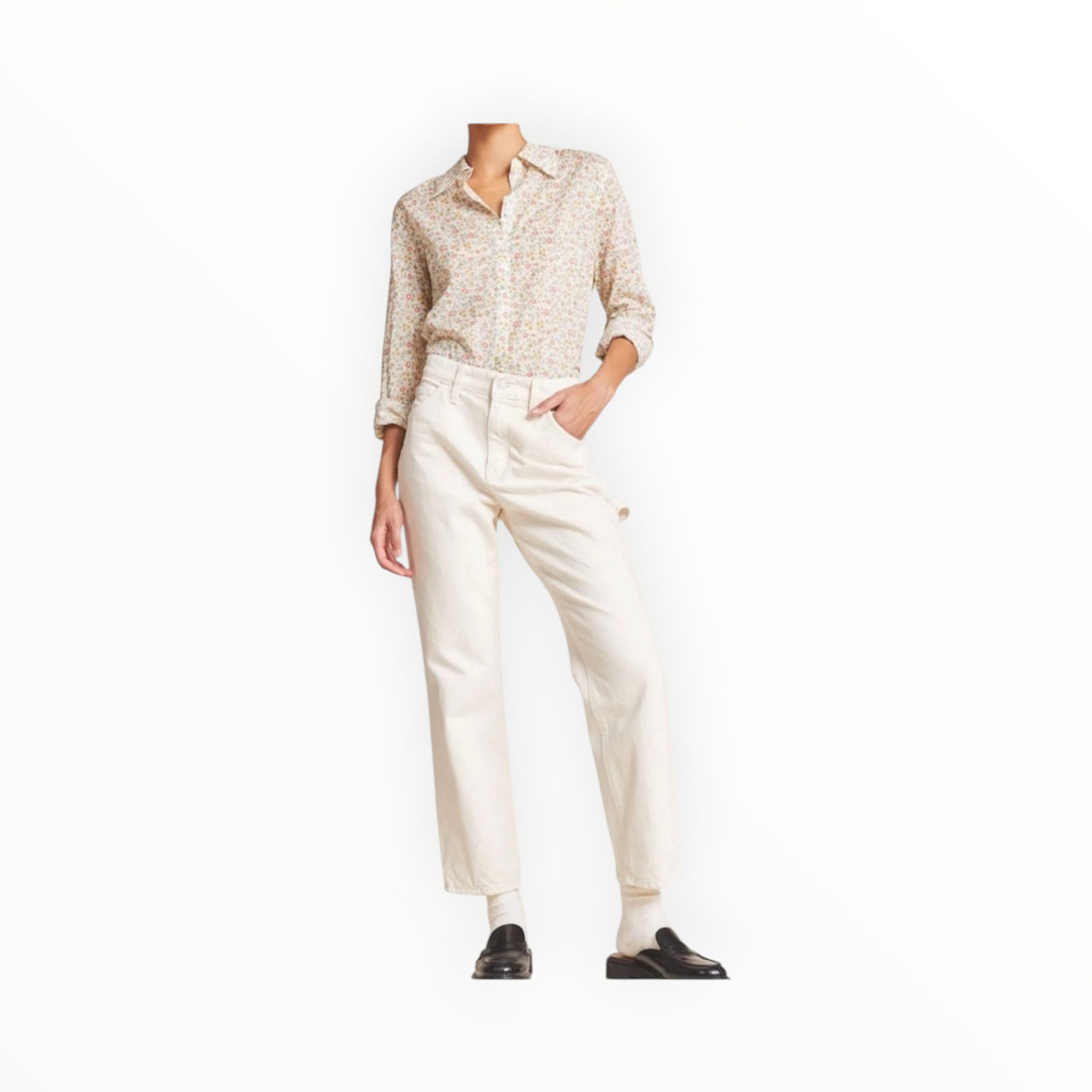 Trovata Jacquelin Shirt - Porcelain Ivy