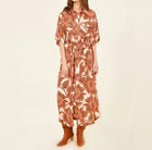 Omika Carla Midi Dress - Cemile Fig
