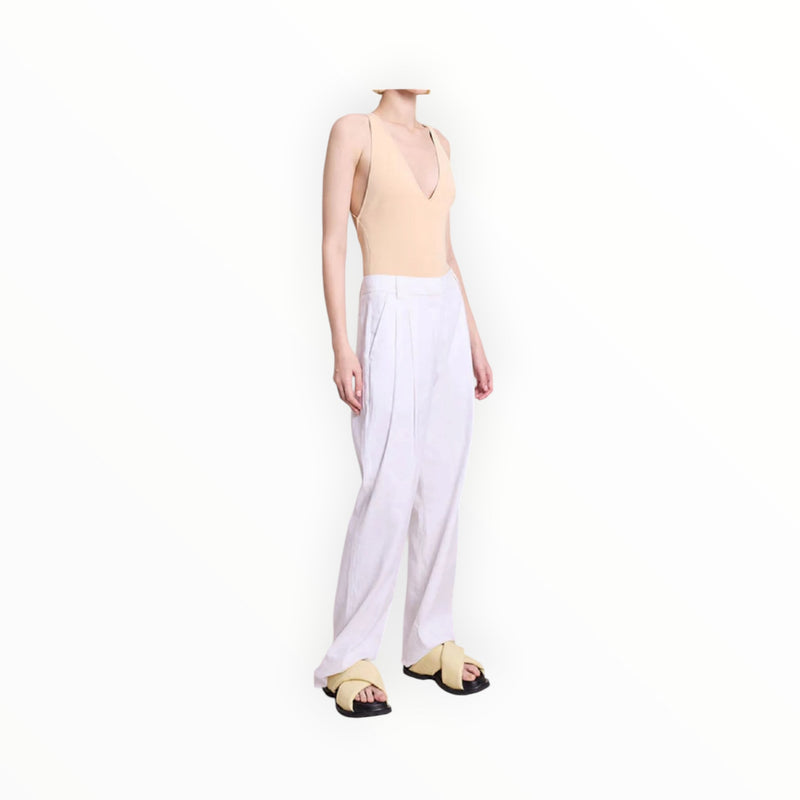 A.L.C Mateo Linen Pant - White