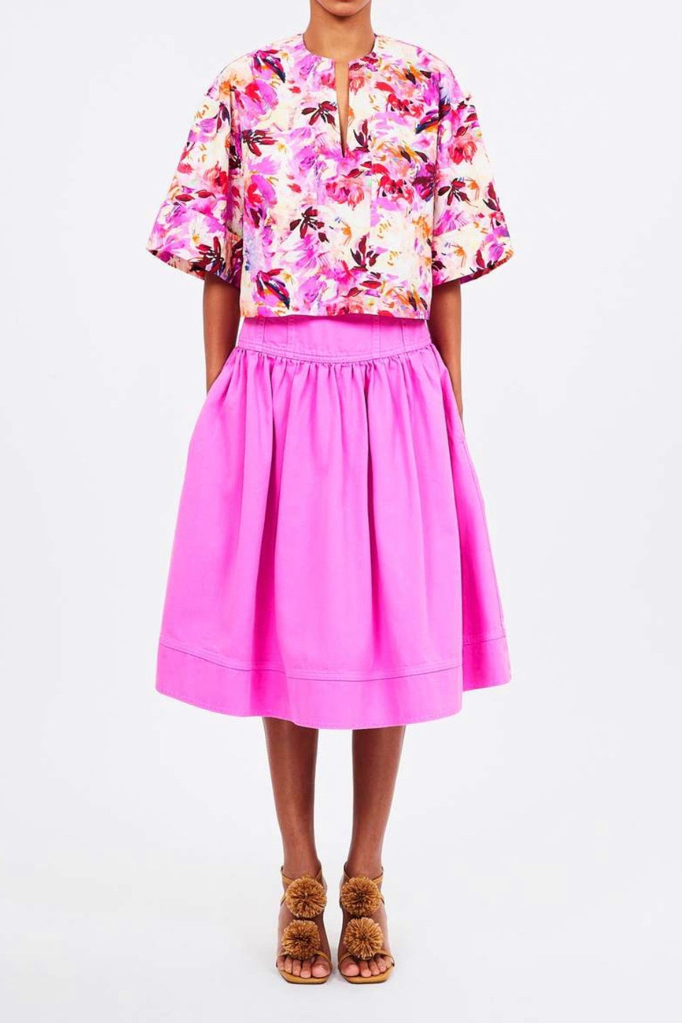 Ulla Johnson Suri Blouse - Azalea