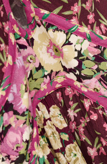 ba&sh Indrea Dress - Bordeux Multi