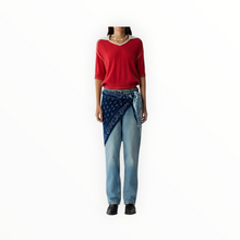 Guest In Residence Pele Polo - Scarlet/Cream