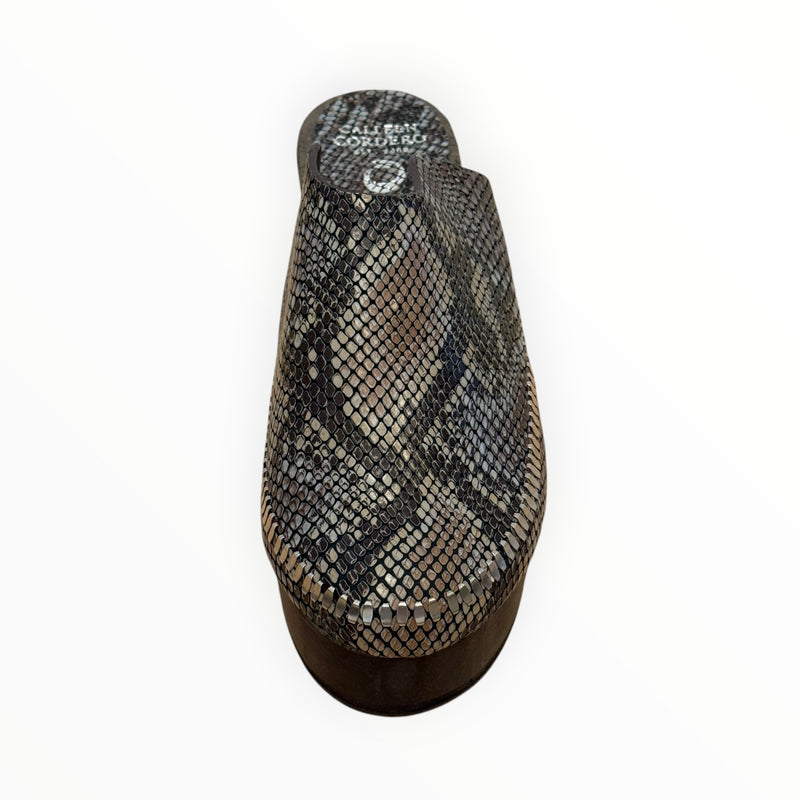 Calleen Cordero Macci Clog - Grey Snake Multi