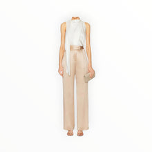 SIMKHAI McKinnon Tie Neck Top - Ivory