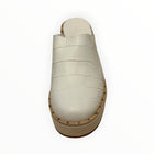 Frēda Salvador Suvi Clog - Beige Embossed Croc