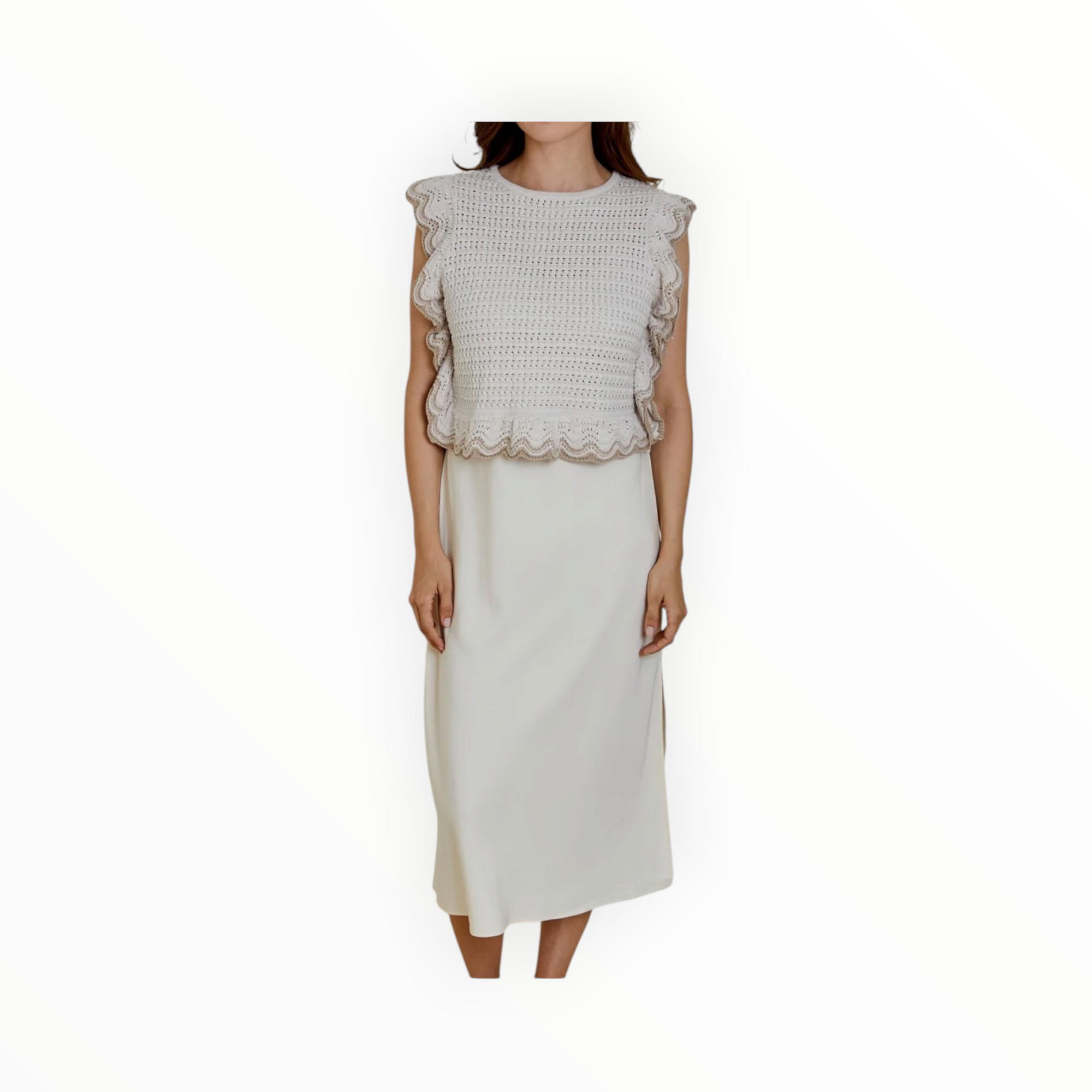dh New York Vic Sweater/Dress Combo - Seashell-Combo